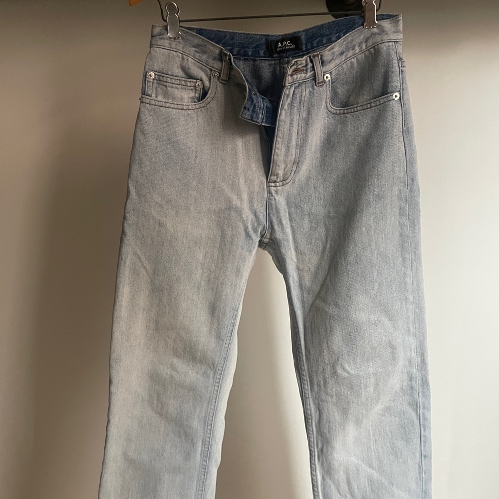 APC Jean standard super light wash denim jeans 28w x 27L